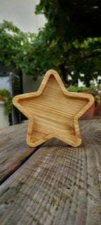 Plato estrella, vista superior