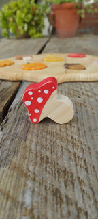 Puzzle hoja, detalle de las piezas