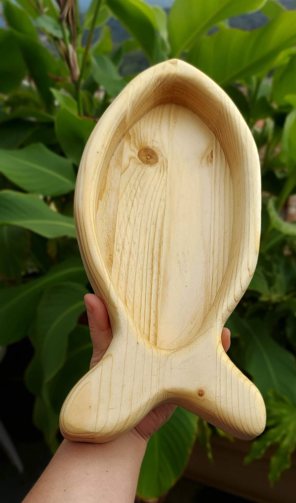 Bandeja en forma de pez, detalle