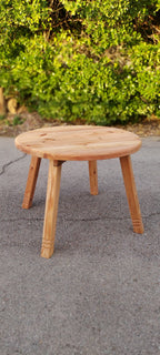 Mesita de centro de madera hecha a mano